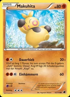Makuhita card in German