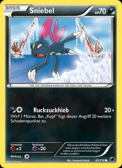 Sniebel card in German