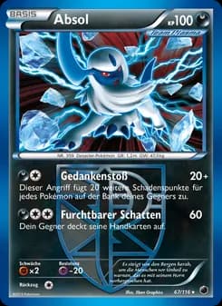 Absol card in German