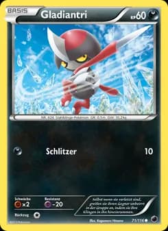 Gladiantri card in German
