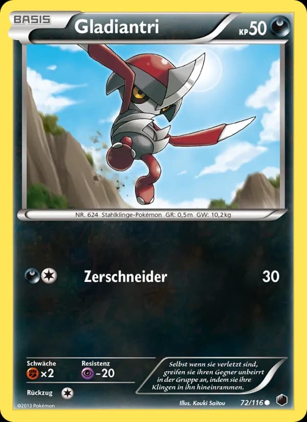 Gladiantri card in German