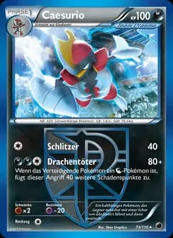 Caesurio card in German