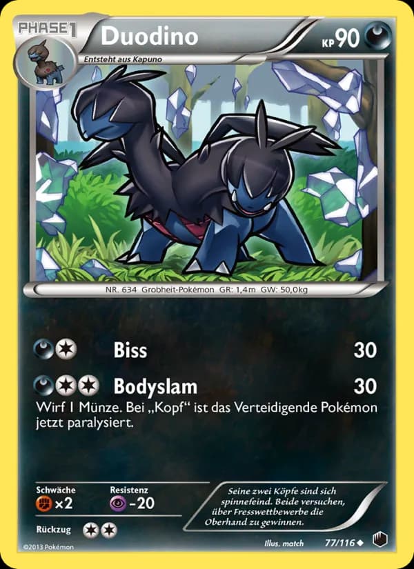 Duodino card in German