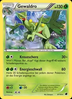 Gewaldro card in German