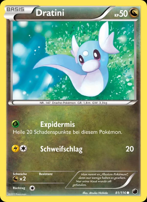 Dratini card in German