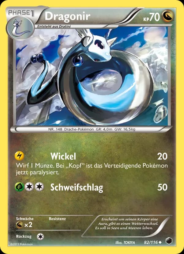 Dragonir card in German