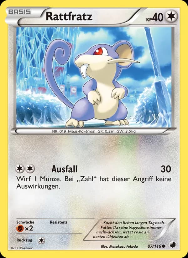 Rattfratz card in German