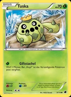 Tuska card in German