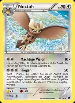 Noctuh card in German