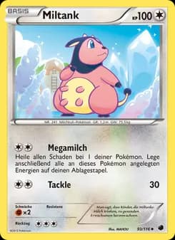 Miltank card in German