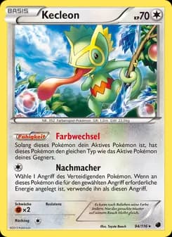 Kecleon card in German