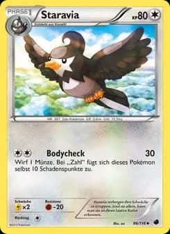 Staravia card in German