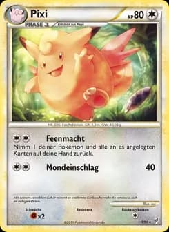 Pixi card in German