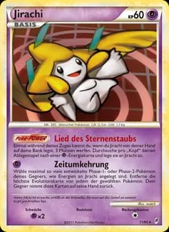 Jirachi card in German