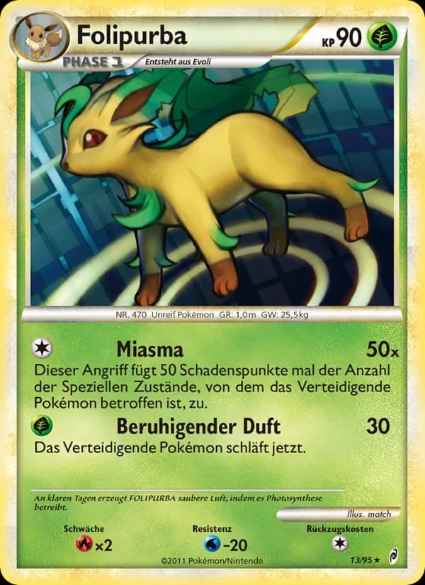 Folipurba card in German