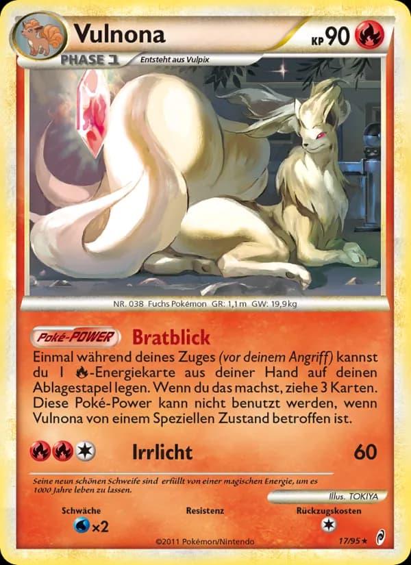 Vulnona card in German