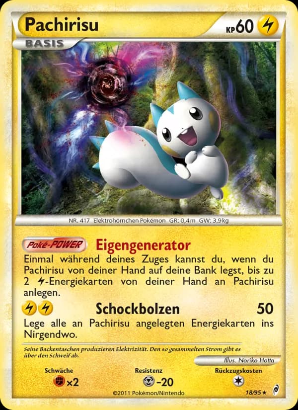 Pachirisu card in German