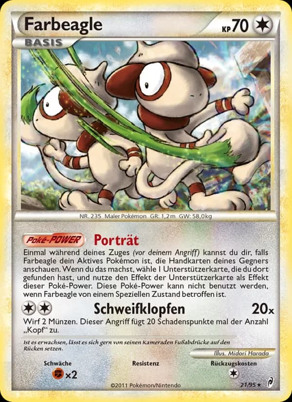 Farbeagle card in German