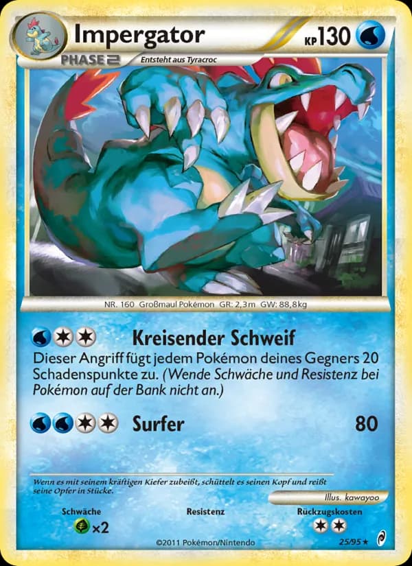 Impergator card in German
