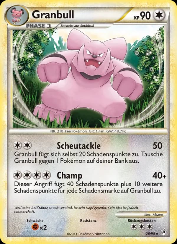 Granbull card in German