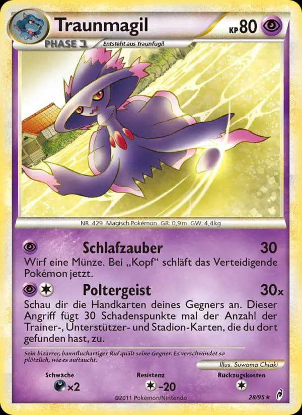Traunmagil card in German