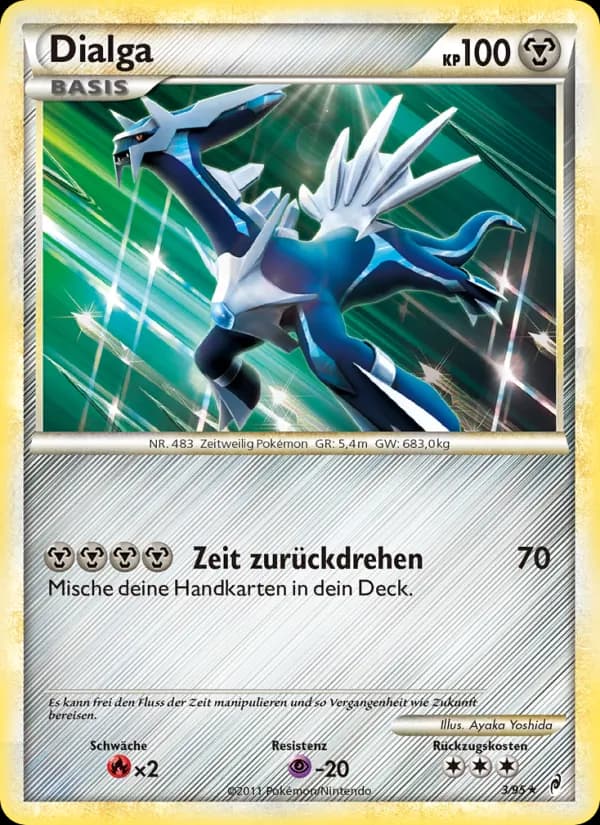 Dialga card in German