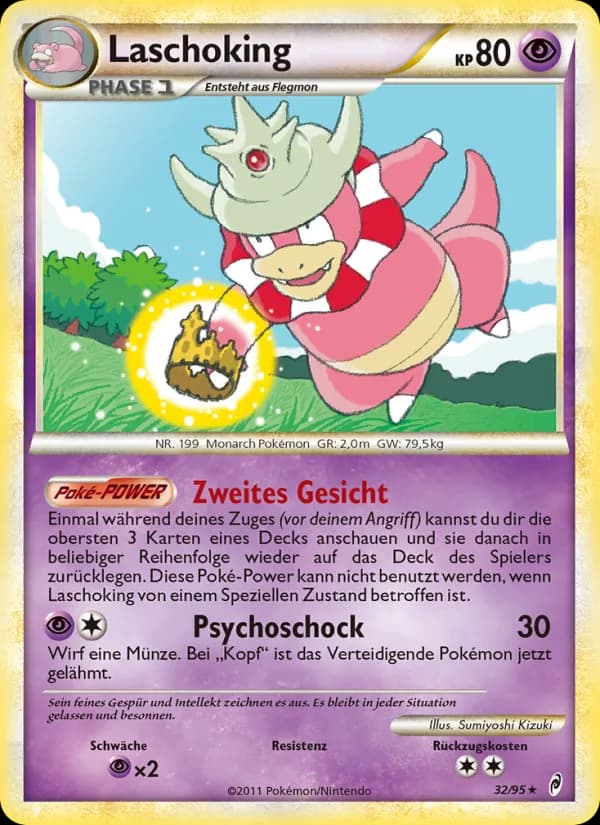 Laschoking card in German