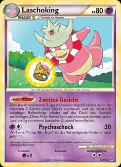 Laschoking card in German