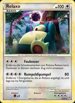 Relaxo card in German