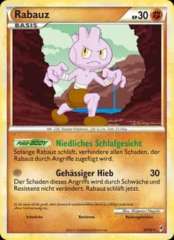 Rabauz card in German