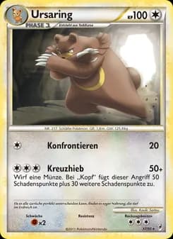 Ursaring card in German