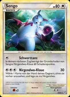 Sengo card in German