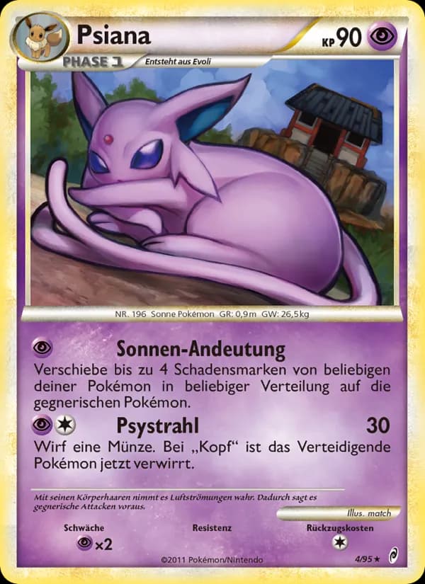 Psiana card in German