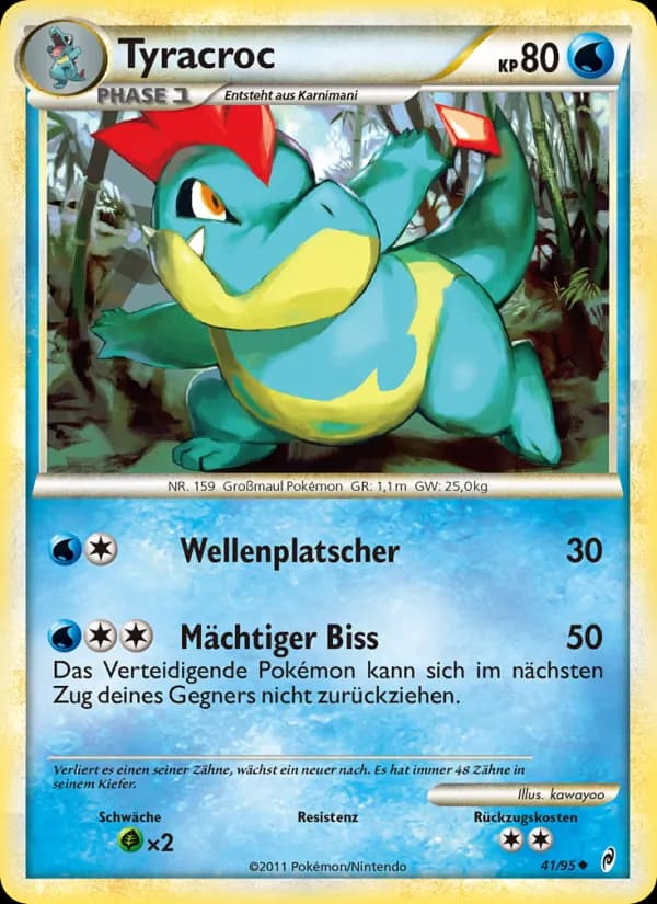 Tyracroc card in German