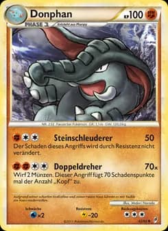Donphan card in German