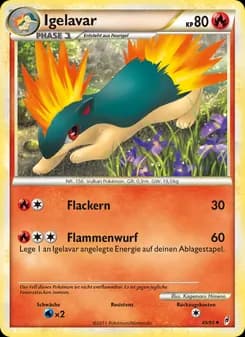 Igelavar card in German