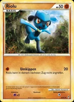 Riolu card in German