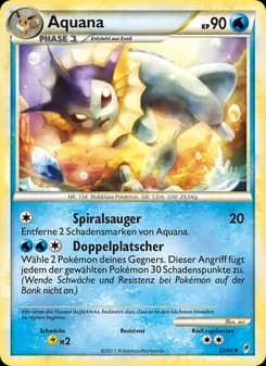 Aquana card in German