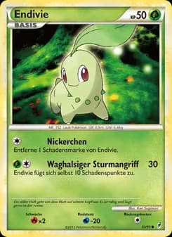 Endivie card in German