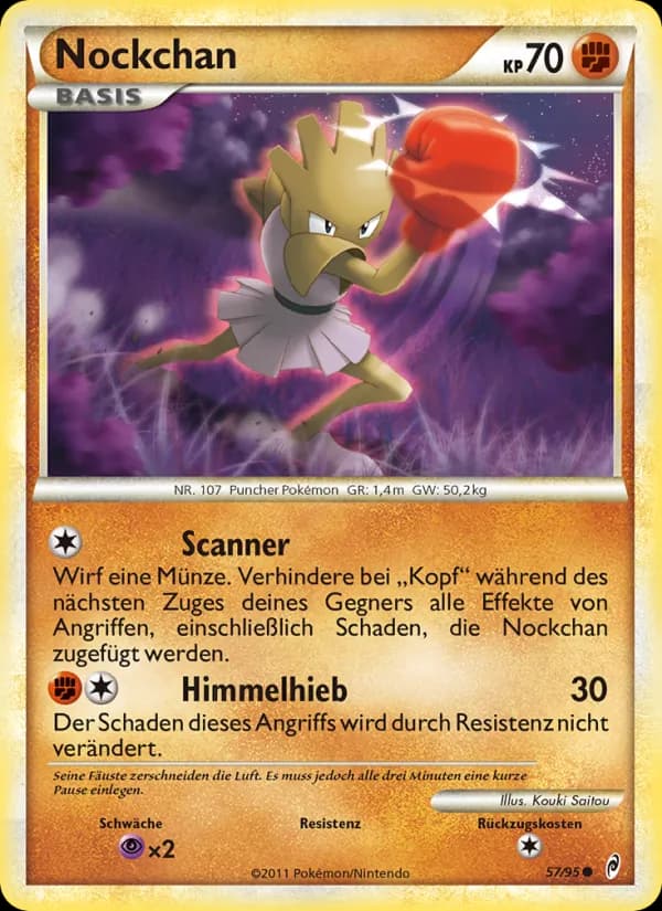 Nockchan card in German
