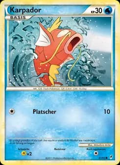 Karpador card in German