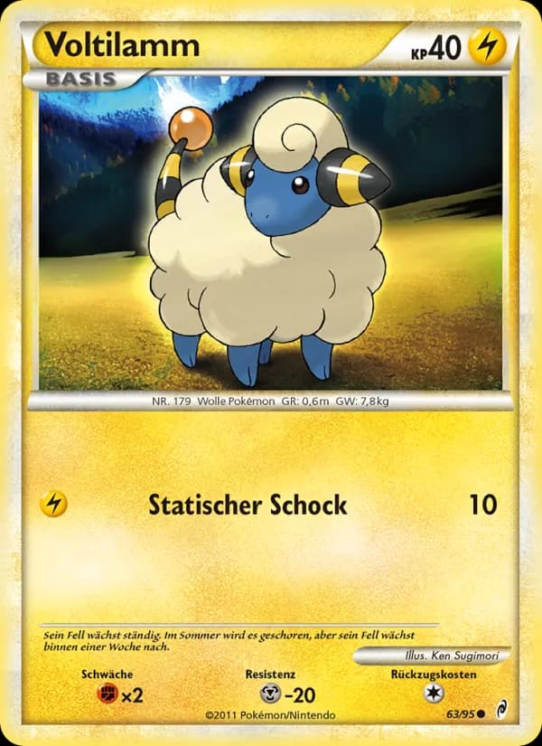 Voltilamm card in German