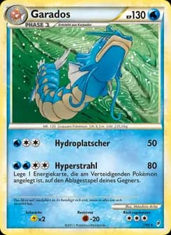 Garados card in German
