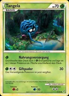 Tangela card in German
