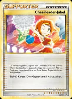 Cheerleader-Jubel card in German