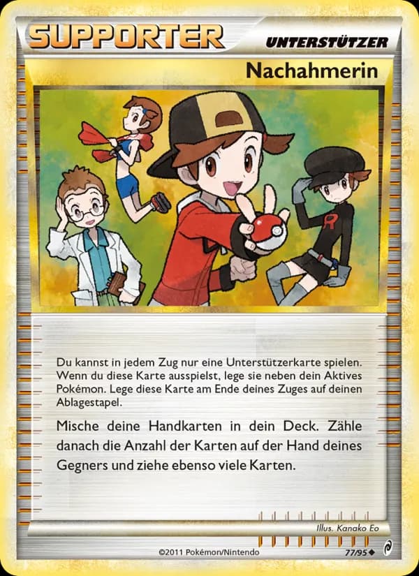 Nachahmerin card in German