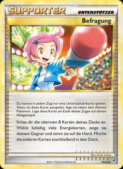Befragung card in German