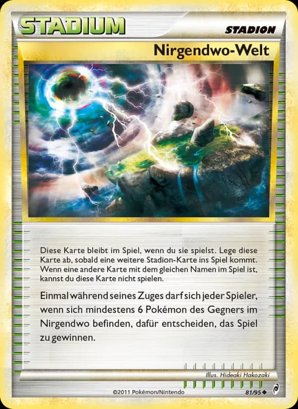 Nirgendwo-Welt card in German