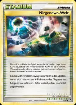Nirgendwo-Welt card in German