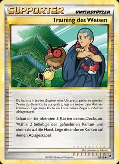 Training des Weisen card in German